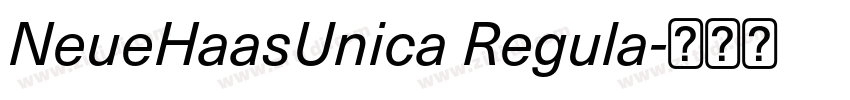 NeueHaasUnica Regula字体转换 NeueHaasUnica Regula字体转换